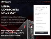Tablet Screenshot of myplaydata.com